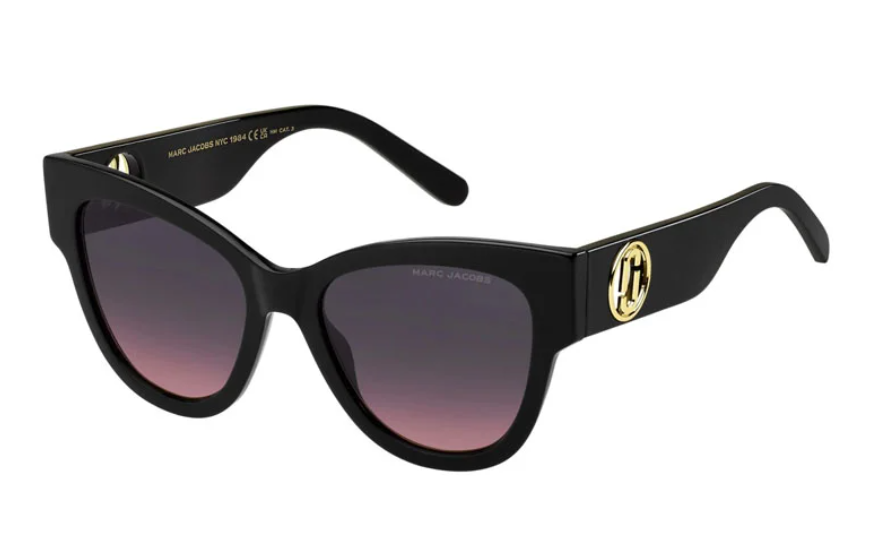 MARC JACOBS 697/S 0807 FF BLACK / VIOLET GRADIENT