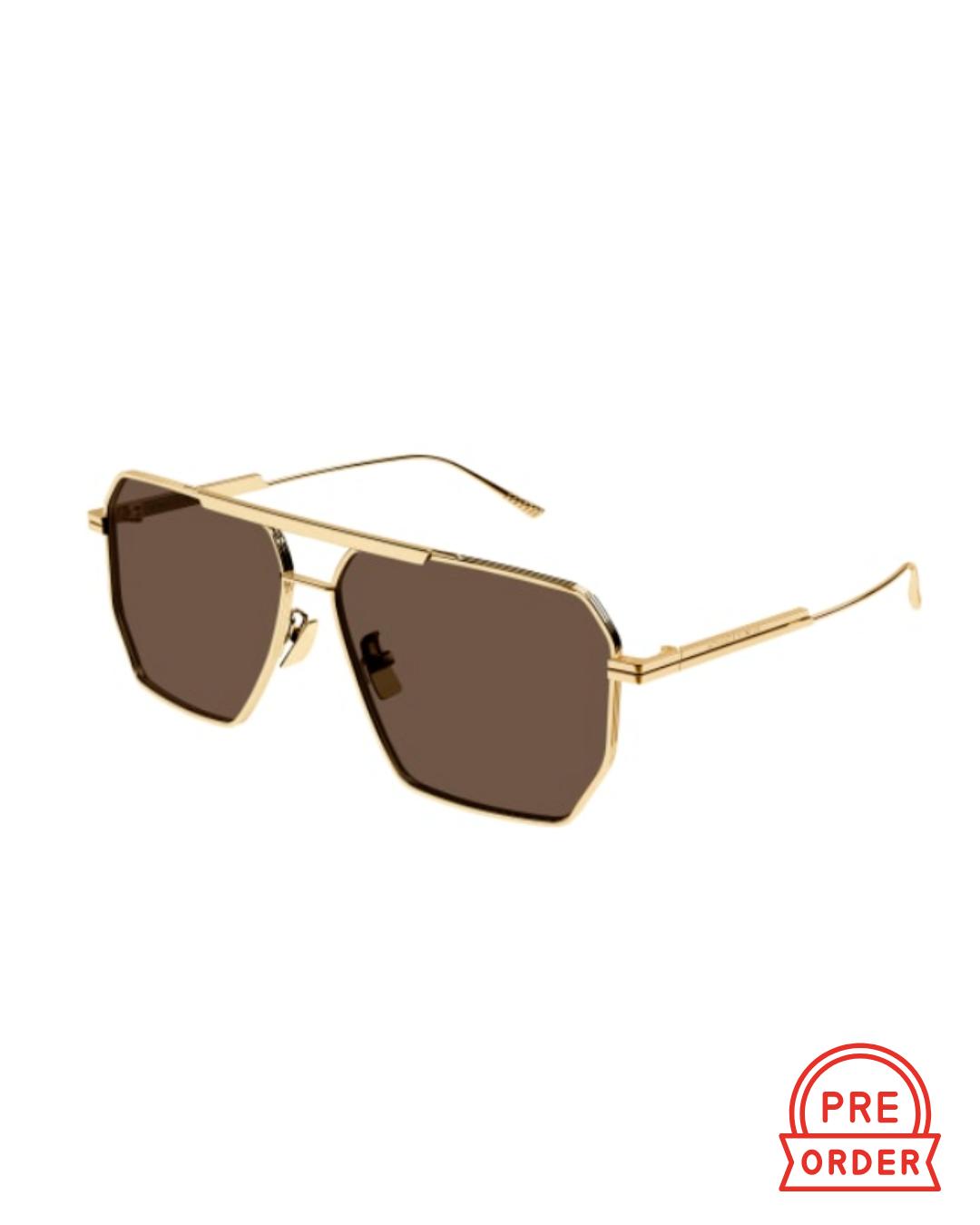 PRE ORDER - BOTTEGA VENETA BV1012 003 BROWN GOLD