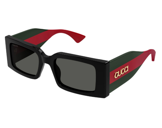 GUCCI GG1860S 001 BLACK/GREEN/GREY
