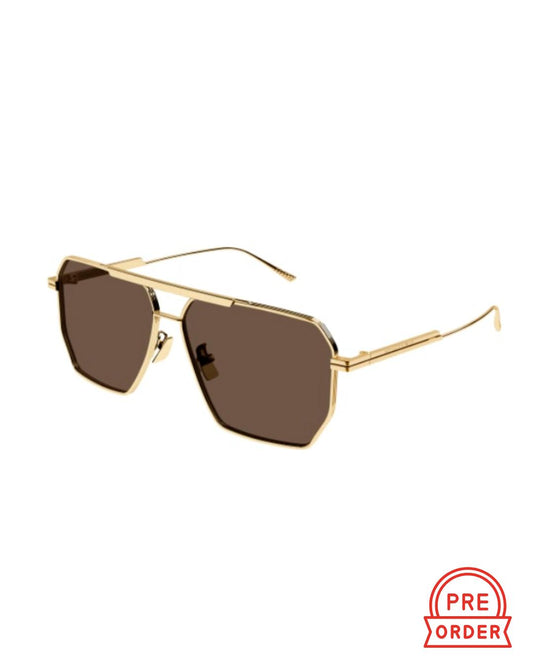 PRE ORDER - BOTTEGA VENETA BV1012 003 BROWN GOLD